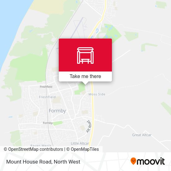 Mount House Road map