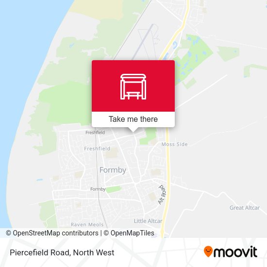Piercefield Road map