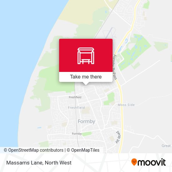 Massams Lane map