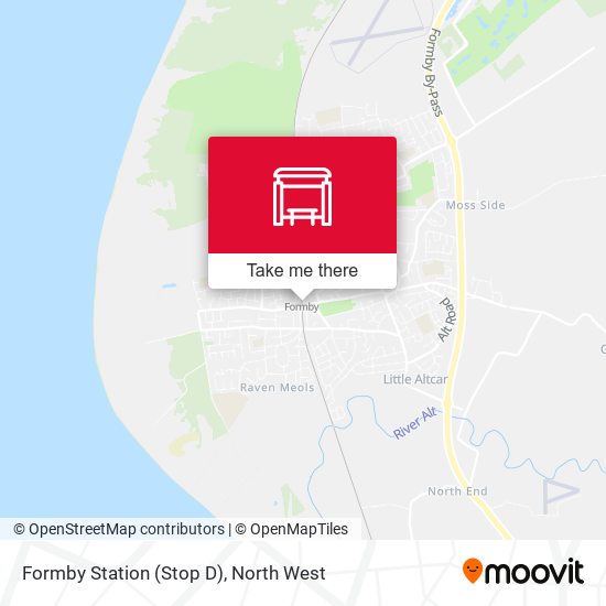 Formby Station (Stop D) map