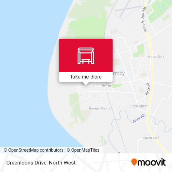 Greenloons Drive map