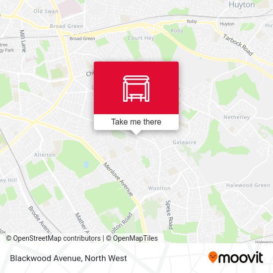 Blackwood Avenue map