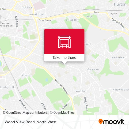 Wood View Road map