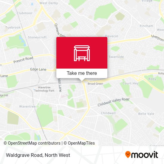Waldgrave Road map