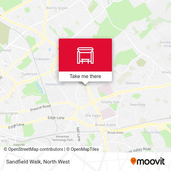 Sandfield Walk map