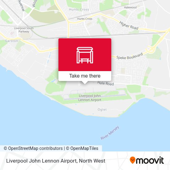 Liverpool John Lennon Airport map