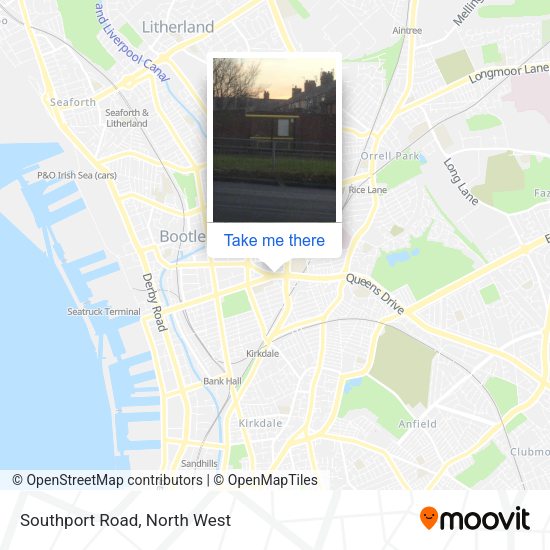 Southport Road map