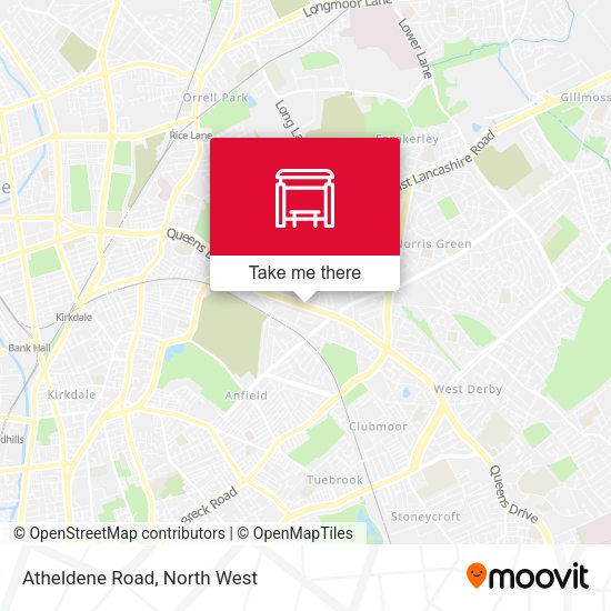 Atheldene Road map