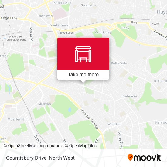 Countisbury Drive map