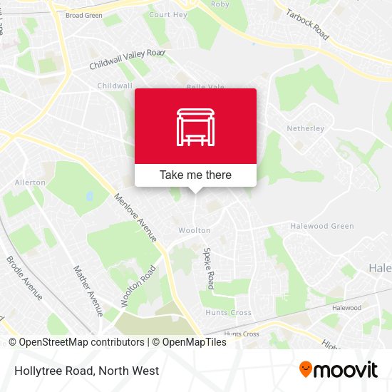 Hollytree Road map