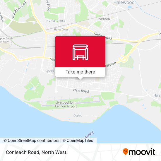 Conleach Road map