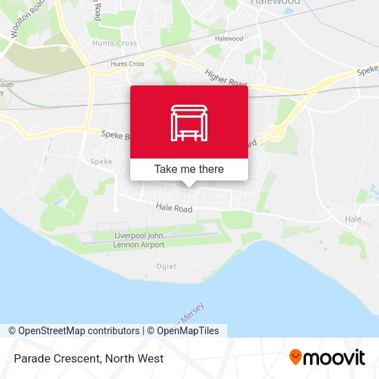 Parade Crescent map