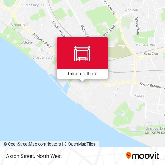 Aston Street map