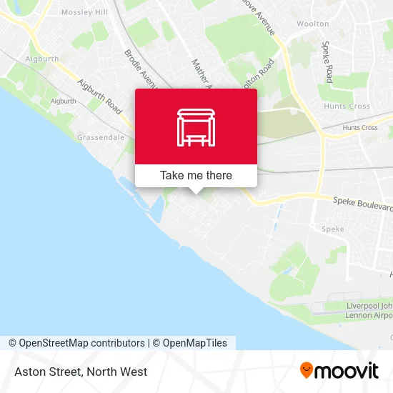 Aston Street map