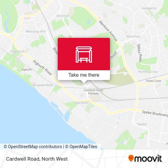 Cardwell Road map