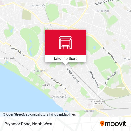 Brynmor Road map