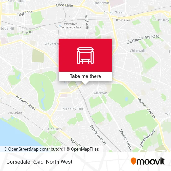 Gorsedale Road map