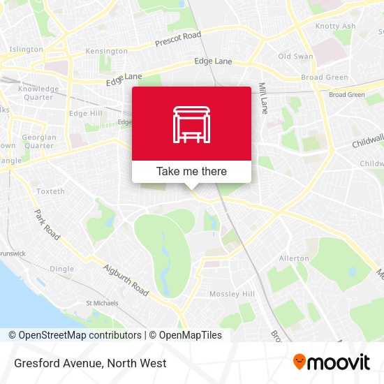 Gresford Avenue map
