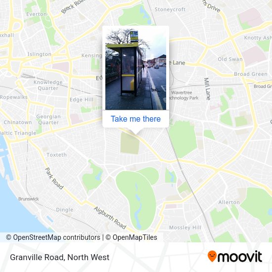 Granville Road map