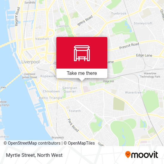 Myrtle Street map