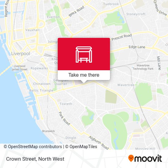 Crown Street map