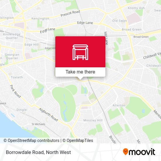 Borrowdale Road map