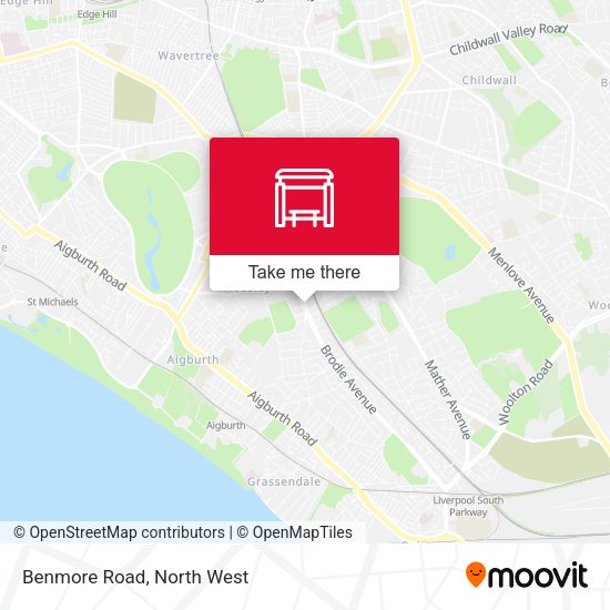 Benmore Road map