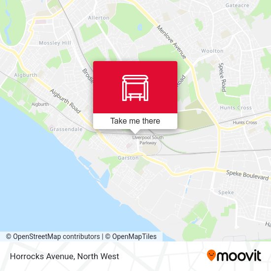 Horrocks Avenue map