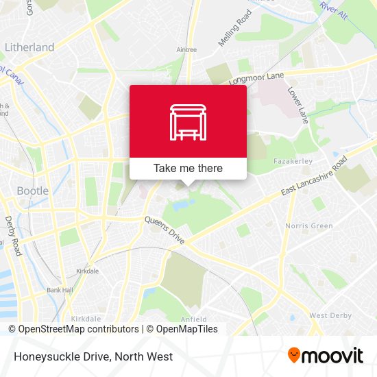 Honeysuckle Drive map