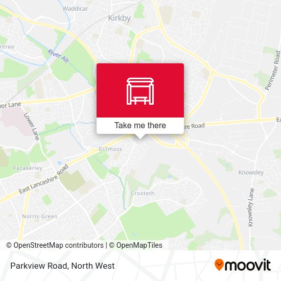 Parkview Road map