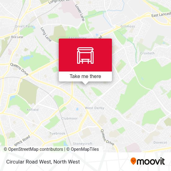 Circular Road West map