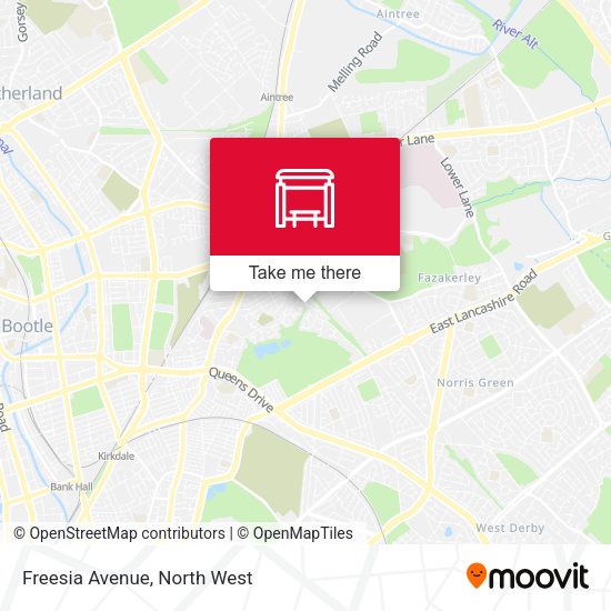 Freesia Avenue map