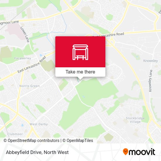 Abbeyfield Drive map