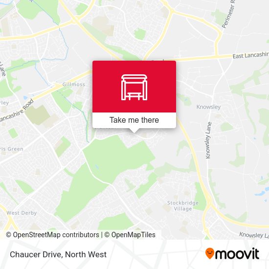 Chaucer Drive map