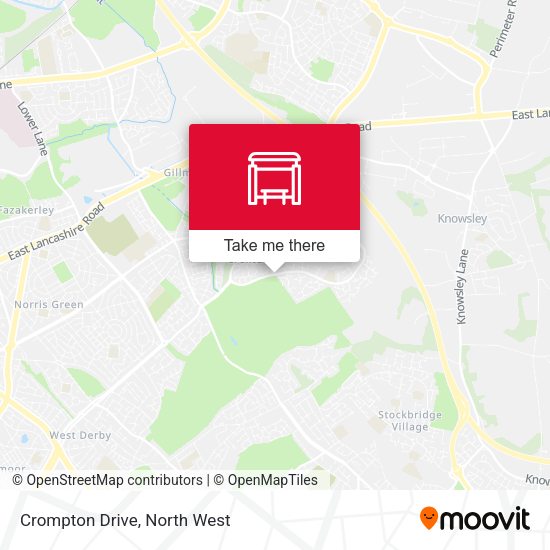Crompton Drive map