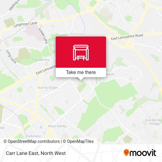 Carr Lane East map