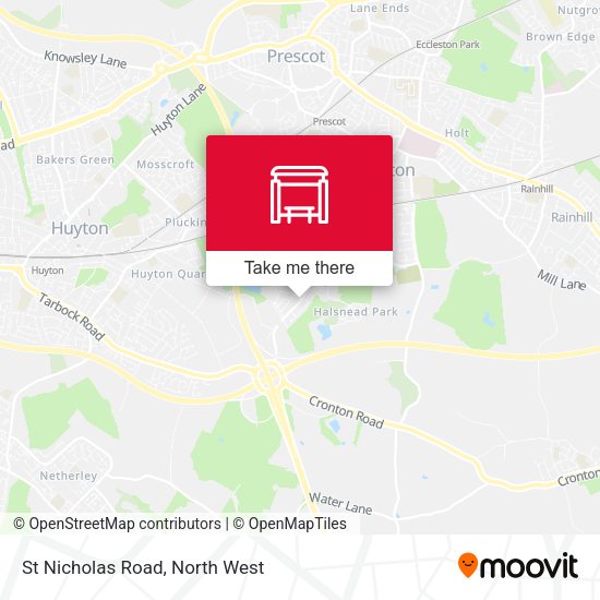 St Nicholas Road map