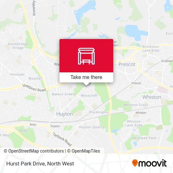 Hurst Park Drive map