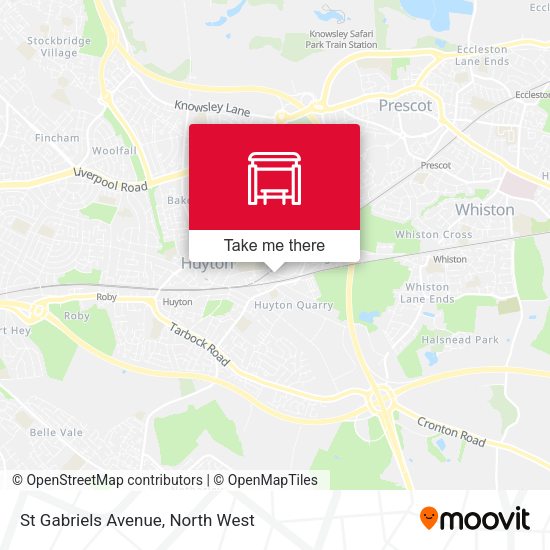 St Gabriels Avenue map