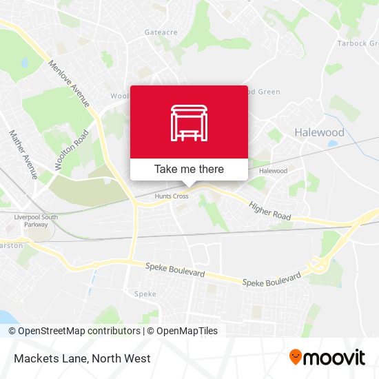 Mackets Lane map