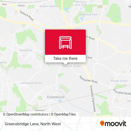 Greensbridge Lane map