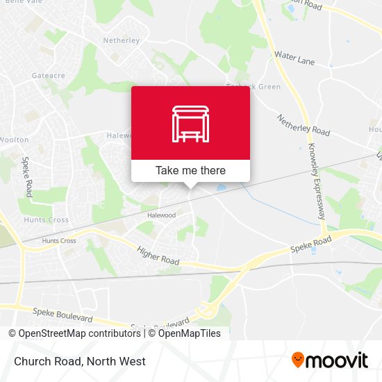 Church Road map