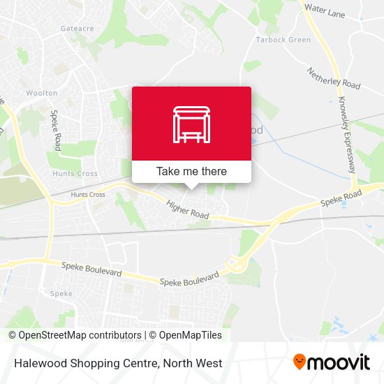 Halewood Shopping Centre map