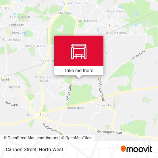 Cannon Street map