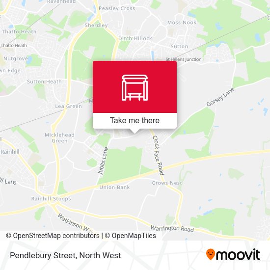 Pendlebury Street map