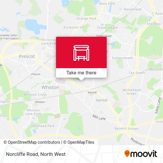 Norcliffe Road map
