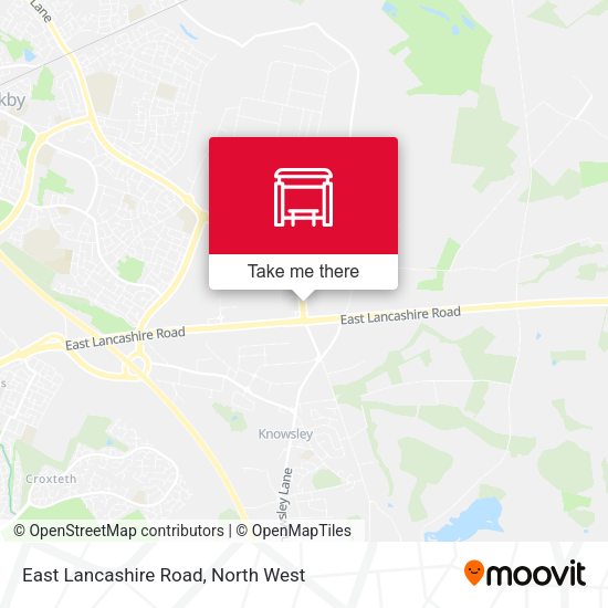 East Lancashire Road map
