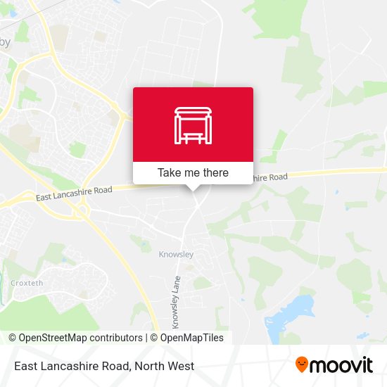 East Lancashire Road map