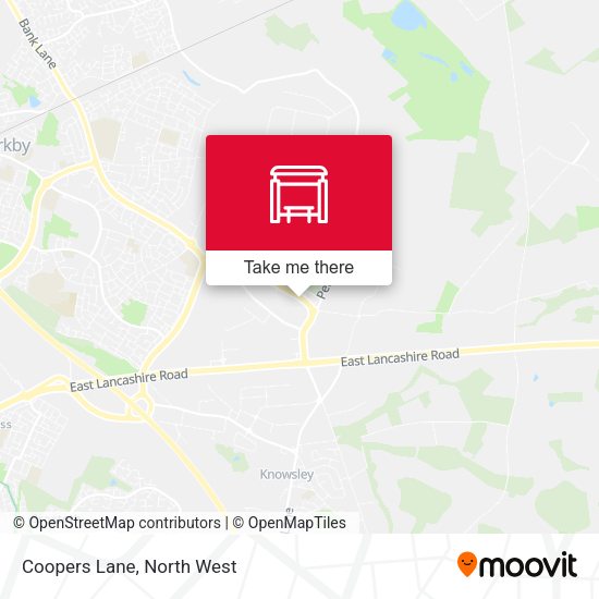 Coopers Lane map