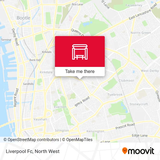 Liverpool Fc map